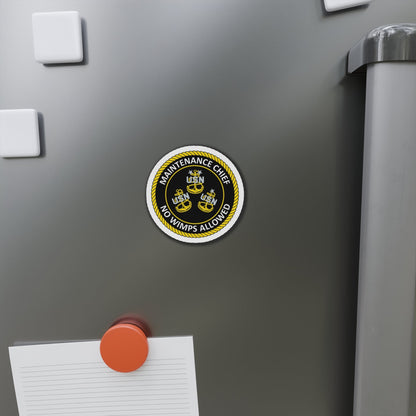 Maintenance Chief (U.S. Navy) Die-Cut Magnet-The Sticker Space