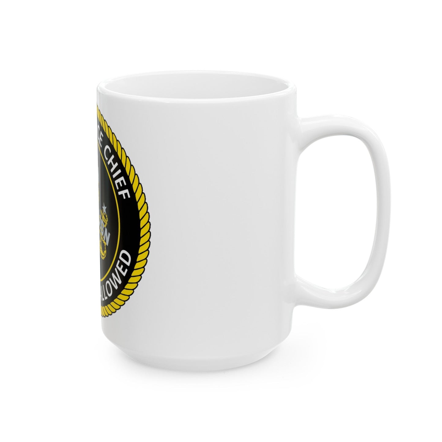 Maintenance Chief (U.S. Navy) White Coffee Mug-The Sticker Space