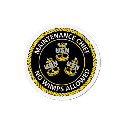 Maintenance Chief (U.S. Navy) Refrigerator Magnet 3 Inch - The Sticker Space