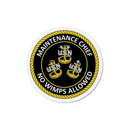 Maintenance Chief (U.S. Navy) Refrigerator Magnet 5 Inch - The Sticker Space