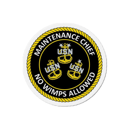 Maintenance Chief (U.S. Navy) Refrigerator Magnet - The Sticker Space