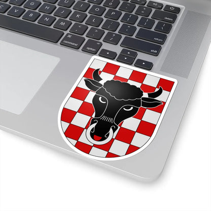 Mairengo-coat of arms (Switzerland) (Coat of Arms) STICKER Vinyl Kiss-Cut Decal - The Sticker Space