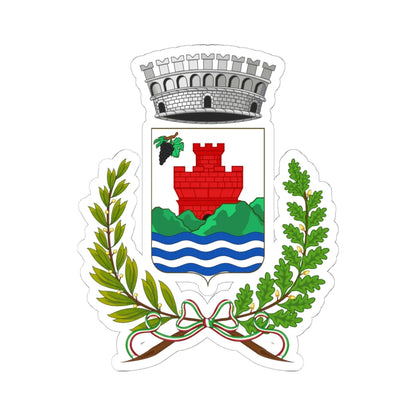 Maissana-Stemma (Italy) (Coat of Arms) STICKER Vinyl Kiss-Cut Decal 6 Inch White - The Sticker Space