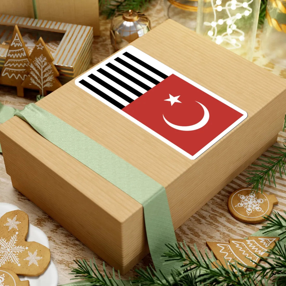 Majlis-e-Ahrar-ul-Islam Flag (Pakistan) STICKER Vinyl Kiss-Cut Decal - The Sticker Space