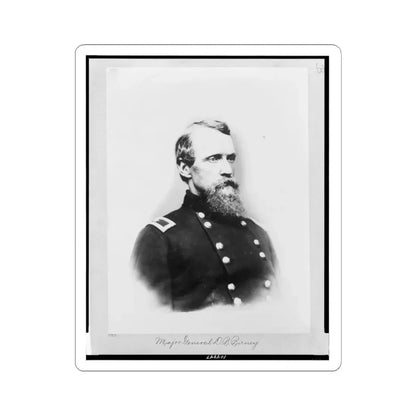 Major General D.B. Birney, Head-and-Shoulders Portrait, Facing Right (U.S. Civil War) STICKER Vinyl Kiss-Cut Decal 4 Inch White - The Sticker Space