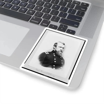 Major General D.B. Birney, Head-and-Shoulders Portrait, Facing Right (U.S. Civil War) STICKER Vinyl Kiss-Cut Decal - The Sticker Space
