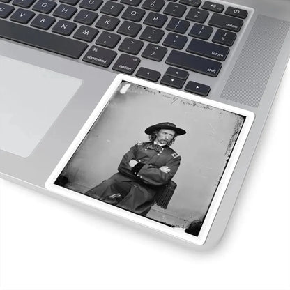 Major General George Armstrong Custer(2) (U.S. Civil War) STICKER Vinyl Kiss-Cut Decal - The Sticker Space
