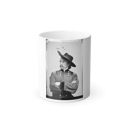 Major General George Armstrong Custer (U.S. Civil War) Color Morphing Mug 11oz-11oz-The Sticker Space
