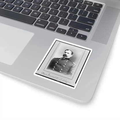 Major General W.B. Hazen, Half-Length Portrait, Facing Left (U.S. Civil War) STICKER Vinyl Kiss-Cut Decal - The Sticker Space