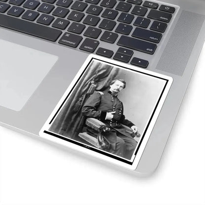 Major General Winfield S. Hancock, Three-Quarter Length Portrait, Seated, Facing Front (U.S. Civil War) STICKER Vinyl Kiss-Cut Decal - The Sticker Space