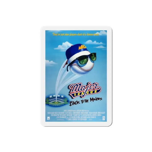 Major League Back to the Minors 1998 Movie Poster Refrigerator Magnet 2 Inch - The Sticker Space