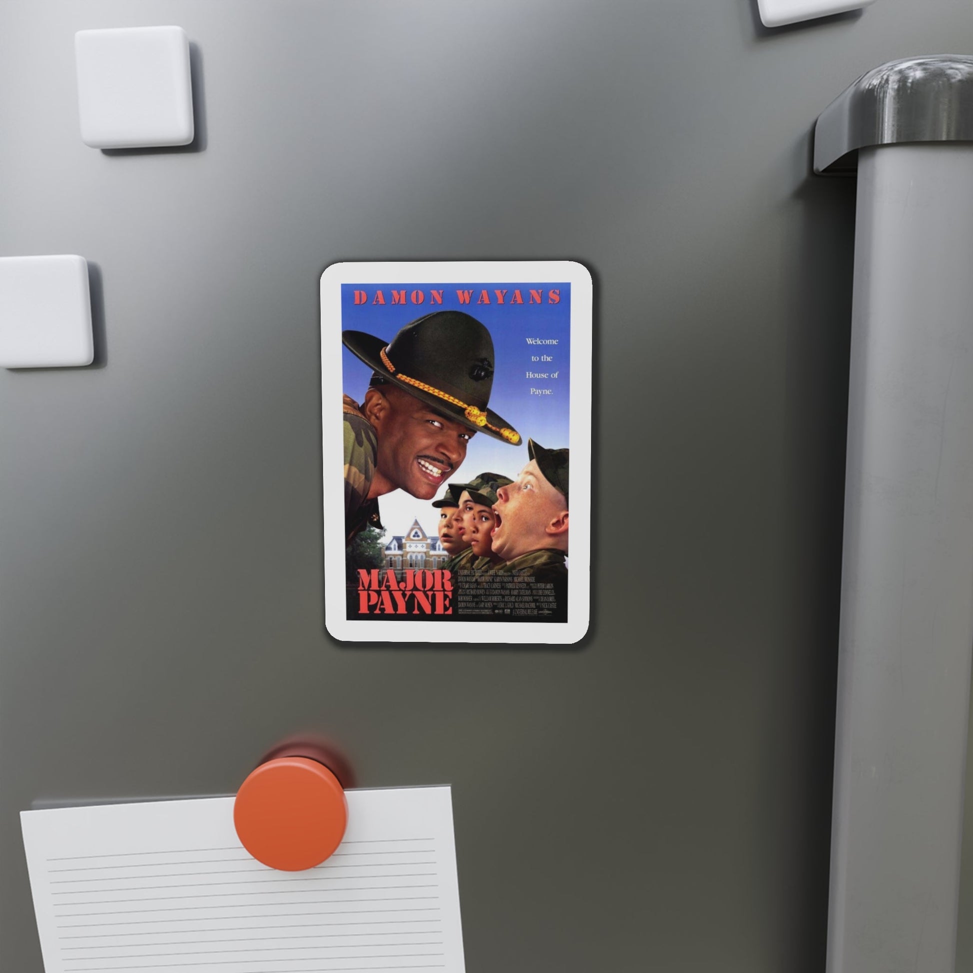 Major Payne 1995 Movie Poster Die-Cut Magnet-The Sticker Space