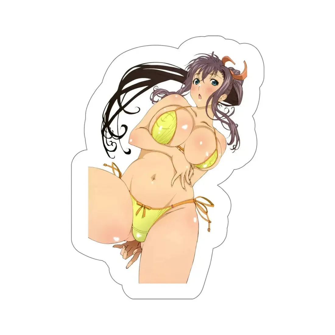 Maken-Ki! - Haruko Amaya (Anime/Ecchi/Waifu) STICKER Vinyl Die-Cut Decal 6 Inch - The Sticker Space