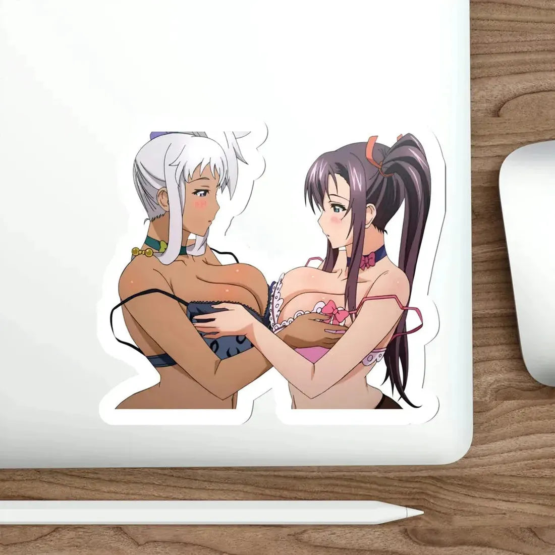 Maken-Ki! - Haruko Amaya & Chacha Akaza (Anime/Ecchi/Waifu) STICKER Vinyl Die-Cut Decal - The Sticker Space