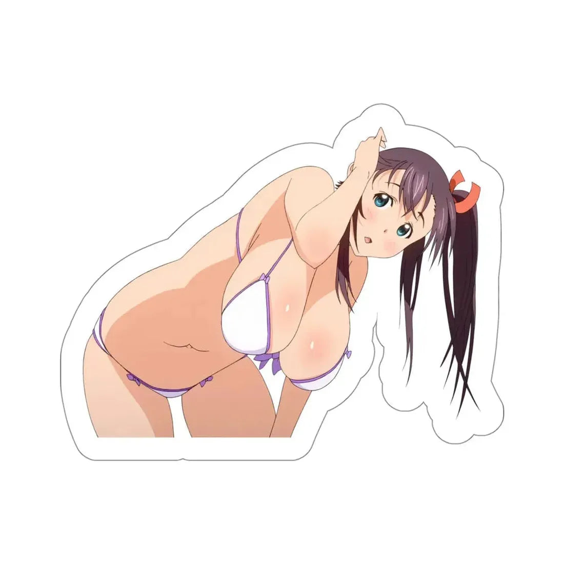 Maken-Ki! - Haruko Amaya v4 (Anime/Ecchi/Waifu) STICKER Vinyl Die-Cut Decal 4 Inch - The Sticker Space