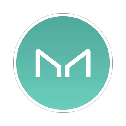 MAKER MKR (Cryptocurrency) STICKER Vinyl Die-Cut Decal 2 Inch - The Sticker Space
