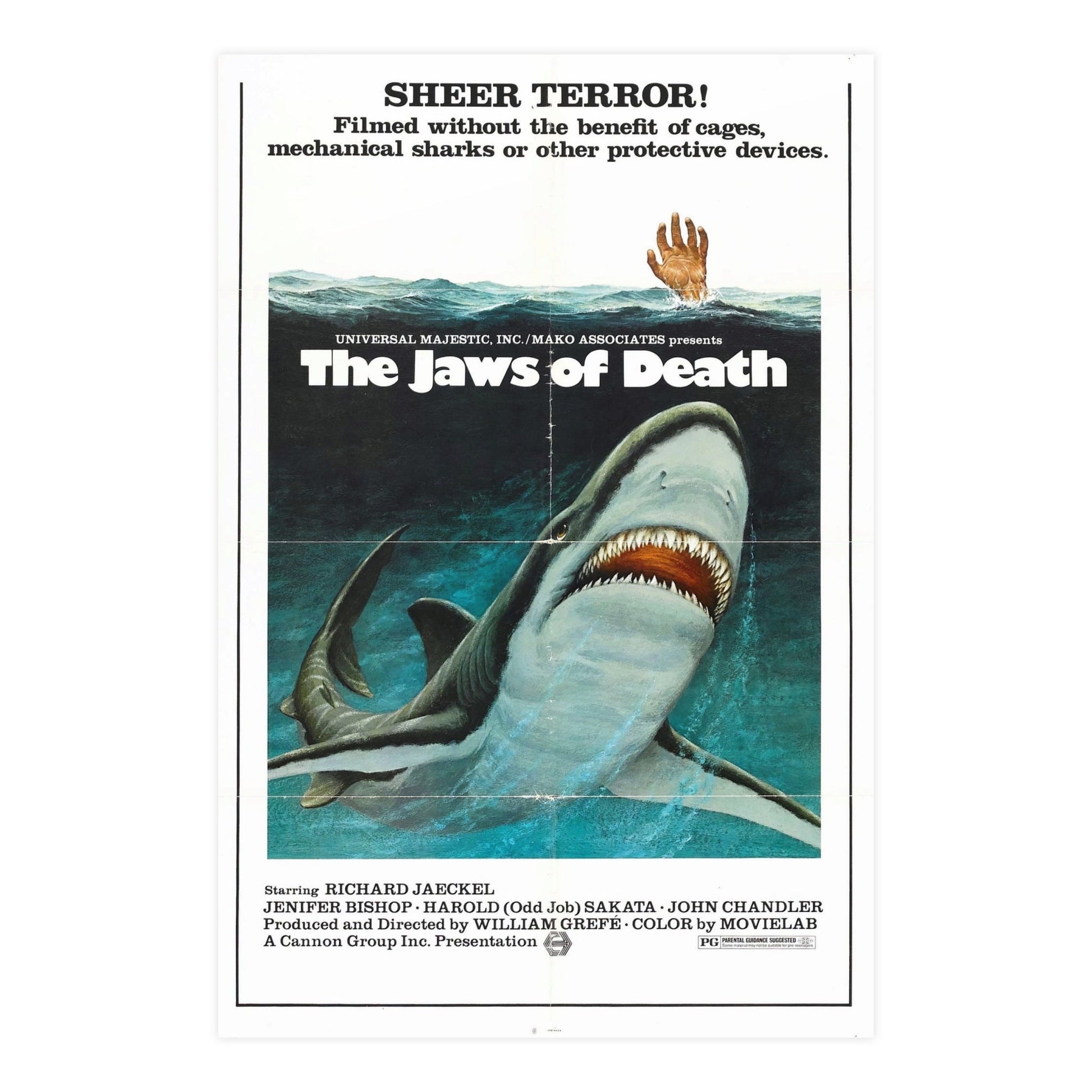 MAKO THE JAWS OF DEATH 1976 - Paper Movie Poster-24″ x 36″ (Vertical)-The Sticker Space