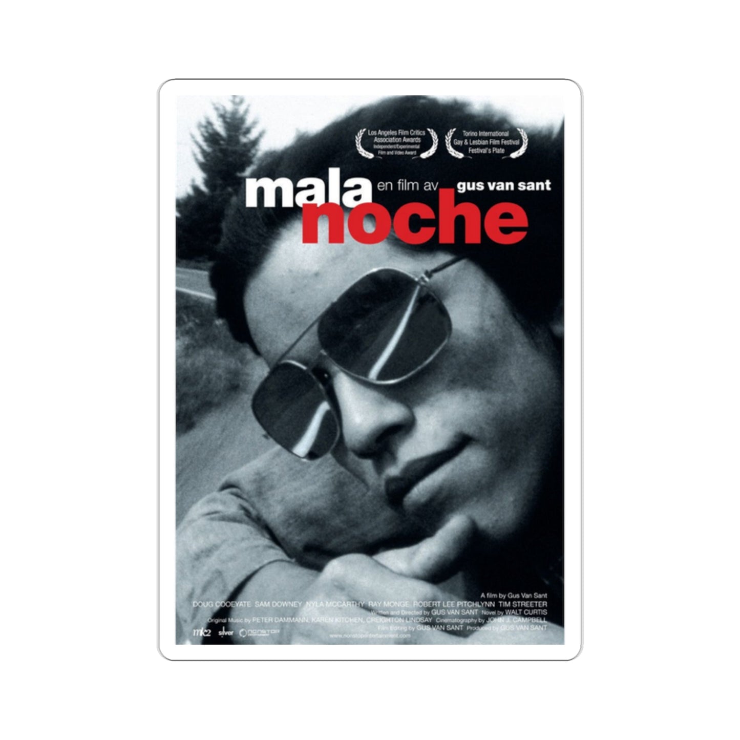 Mala Noche 1988 Movie Poster STICKER Vinyl Die-Cut Decal-2 Inch-The Sticker Space