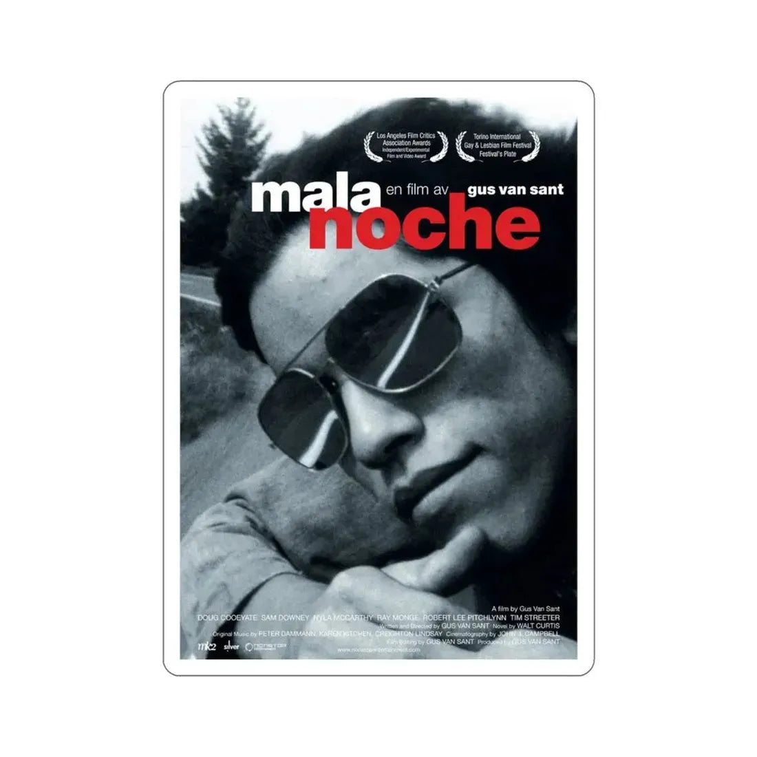 Mala Noche 1988 Movie Poster STICKER Vinyl Die-Cut Decal 4 Inch - The Sticker Space