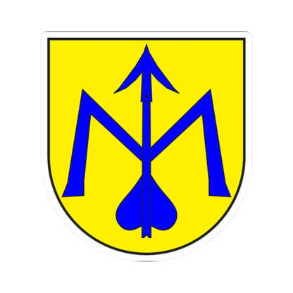 Maladers wappen (Switzerland) (Coat of Arms) STICKER Vinyl Kiss-Cut Decal 2 Inch White - The Sticker Space