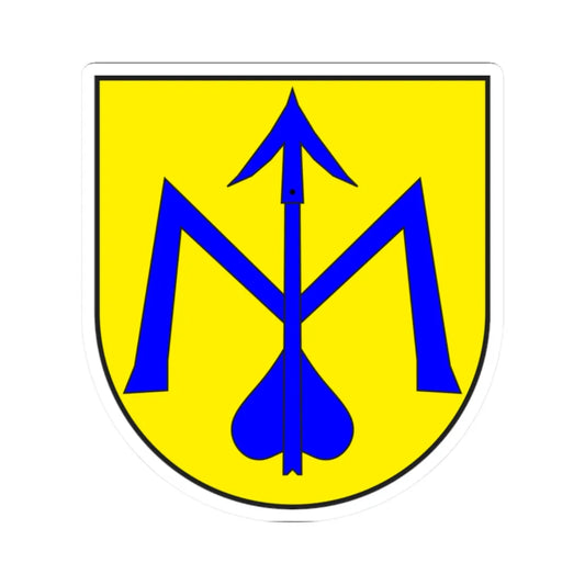 Maladers wappen (Switzerland) (Coat of Arms) STICKER Vinyl Kiss-Cut Decal 2 Inch White - The Sticker Space