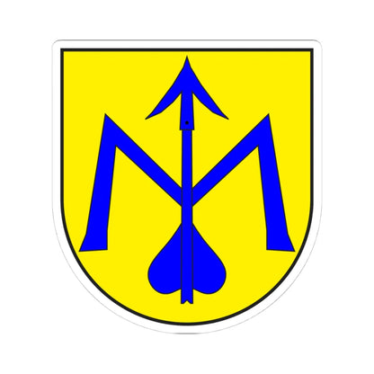 Maladers wappen (Switzerland) (Coat of Arms) STICKER Vinyl Kiss-Cut Decal 4 Inch White - The Sticker Space