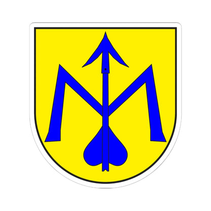 Maladers wappen (Switzerland) (Coat of Arms) STICKER Vinyl Kiss-Cut Decal 6 Inch White - The Sticker Space