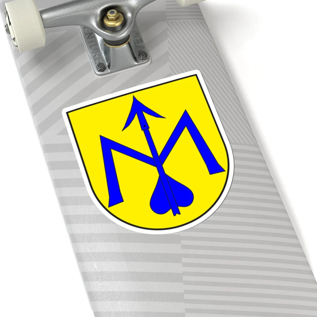 Maladers wappen (Switzerland) (Coat of Arms) STICKER Vinyl Kiss-Cut Decal - The Sticker Space