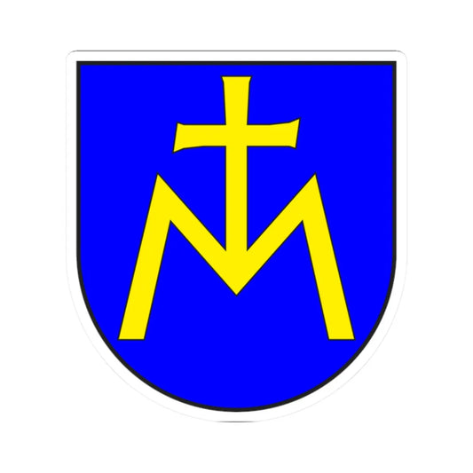 Malans wappen (Switzerland) (Coat of Arms) STICKER Vinyl Kiss-Cut Decal 2 Inch White - The Sticker Space