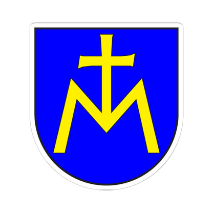 Malans wappen (Switzerland) (Coat of Arms) STICKER Vinyl Kiss-Cut Decal 6 Inch White - The Sticker Space