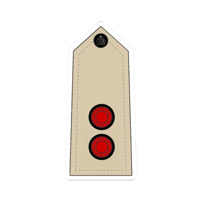 Malawi Navy   OF 1b (Malawi) (Military Rank) STICKER Vinyl Kiss-Cut Decal 2 Inch White - The Sticker Space