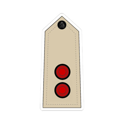 Malawi Navy   OF 1b (Malawi) (Military Rank) STICKER Vinyl Kiss-Cut Decal 3 Inch White - The Sticker Space