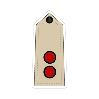 Malawi Navy   OF 1b (Malawi) (Military Rank) STICKER Vinyl Kiss-Cut Decal 4 Inch White - The Sticker Space