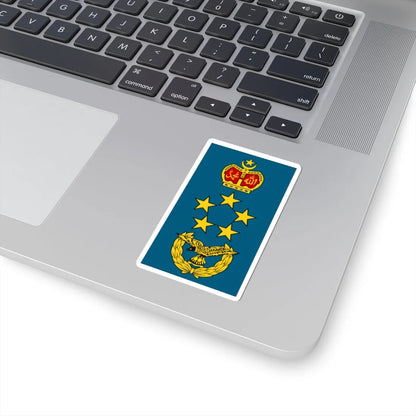 Malaysia Air Force OF 10 (Malaysia) (Military Rank) STICKER Vinyl Kiss-Cut Decal - The Sticker Space