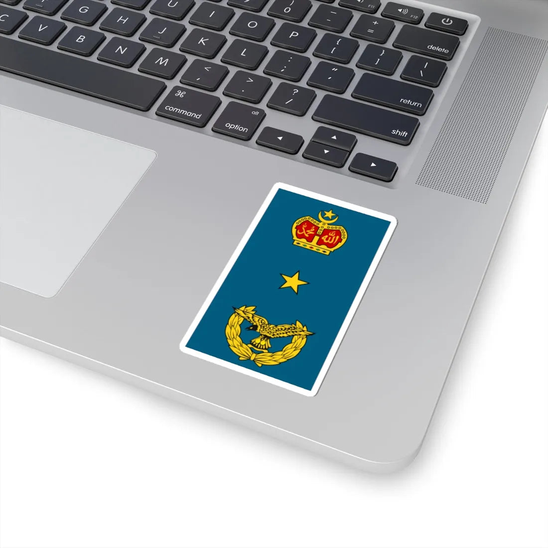 Malaysia Air Force OF 6 (Malaysia) (Military Rank) STICKER Vinyl Kiss-Cut Decal - The Sticker Space
