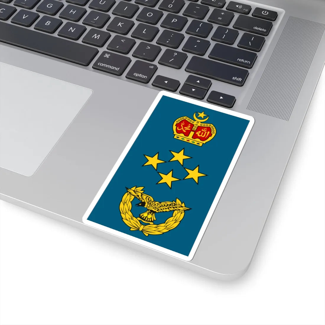 Malaysia Air Force OF 9 (Malaysia) (Military Rank) STICKER Vinyl Kiss-Cut Decal - The Sticker Space