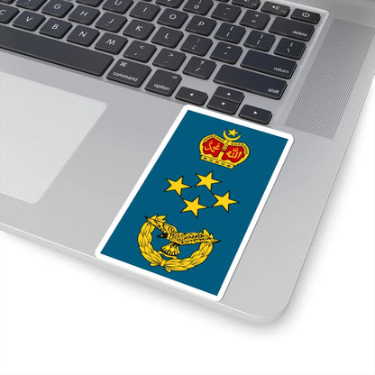 Malaysia Air Force OF 9 (Malaysia) (Military Rank) STICKER Vinyl Kiss-Cut Decal - The Sticker Space