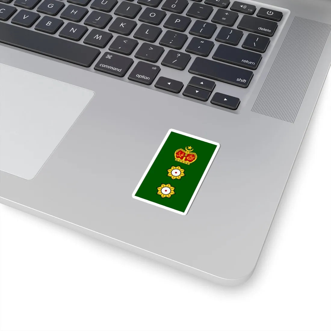 Malaysia army OF 5 (Malaysia) (Military Rank) STICKER Vinyl Kiss-Cut Decal - The Sticker Space