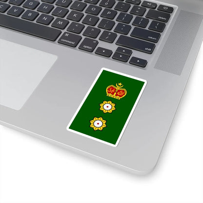 Malaysia army OF 5 (Malaysia) (Military Rank) STICKER Vinyl Kiss-Cut Decal - The Sticker Space