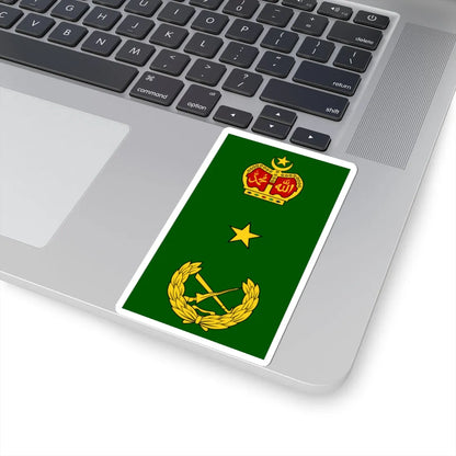 Malaysia army OF 6 (Malaysia) (Military Rank) STICKER Vinyl Kiss-Cut Decal - The Sticker Space