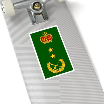 Malaysia army OF 7 (Malaysia) (Military Rank) STICKER Vinyl Kiss-Cut Decal - The Sticker Space