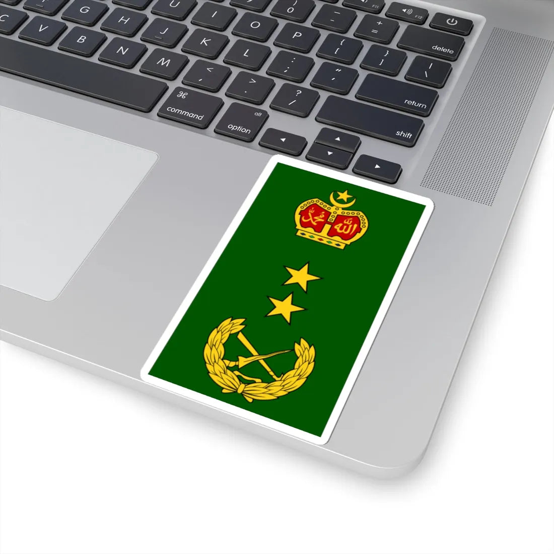 Malaysia army OF 7 (Malaysia) (Military Rank) STICKER Vinyl Kiss-Cut Decal - The Sticker Space