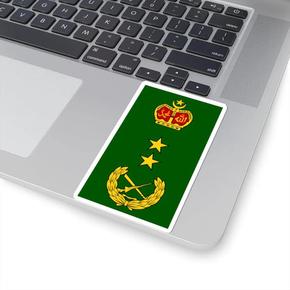 Malaysia army OF 7 (Malaysia) (Military Rank) STICKER Vinyl Kiss-Cut Decal - The Sticker Space