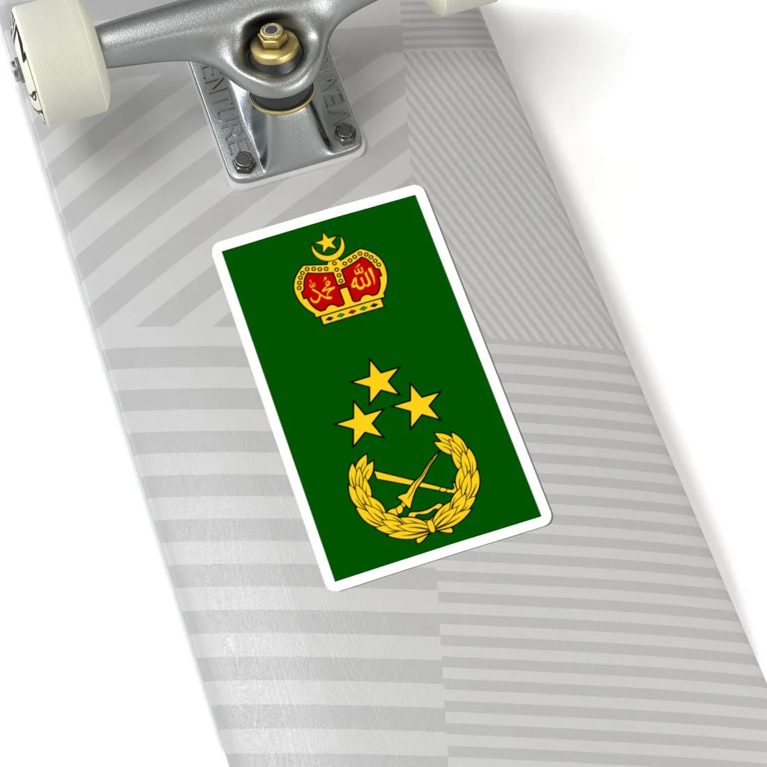 Malaysia army OF 8 (Malaysia) (Military Rank) STICKER Vinyl Kiss-Cut Decal - The Sticker Space
