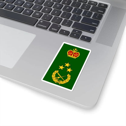 Malaysia army OF 8 (Malaysia) (Military Rank) STICKER Vinyl Kiss-Cut Decal - The Sticker Space