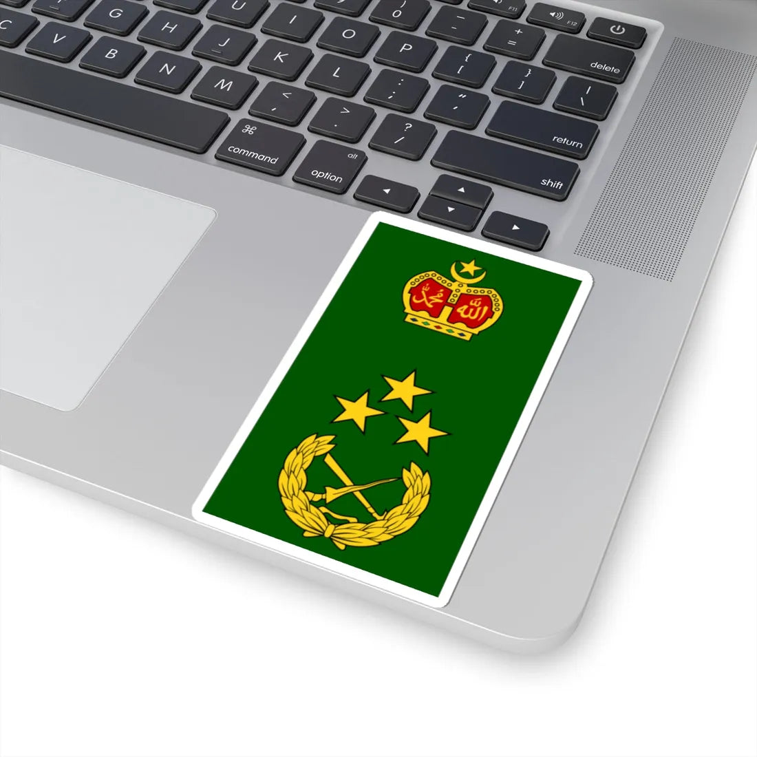 Malaysia army OF 8 (Malaysia) (Military Rank) STICKER Vinyl Kiss-Cut Decal - The Sticker Space
