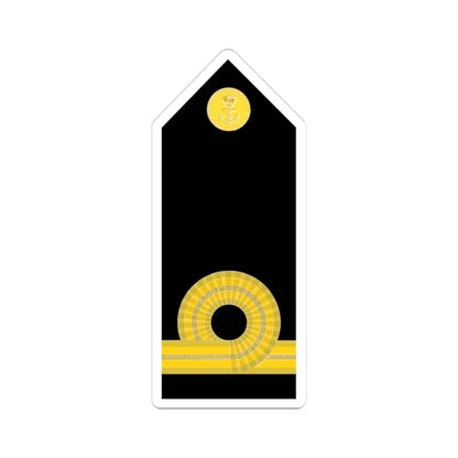 Malaysia Navy OF 1 (Malaysia) (Military Rank) STICKER Vinyl Kiss-Cut Decal 3 Inch White - The Sticker Space