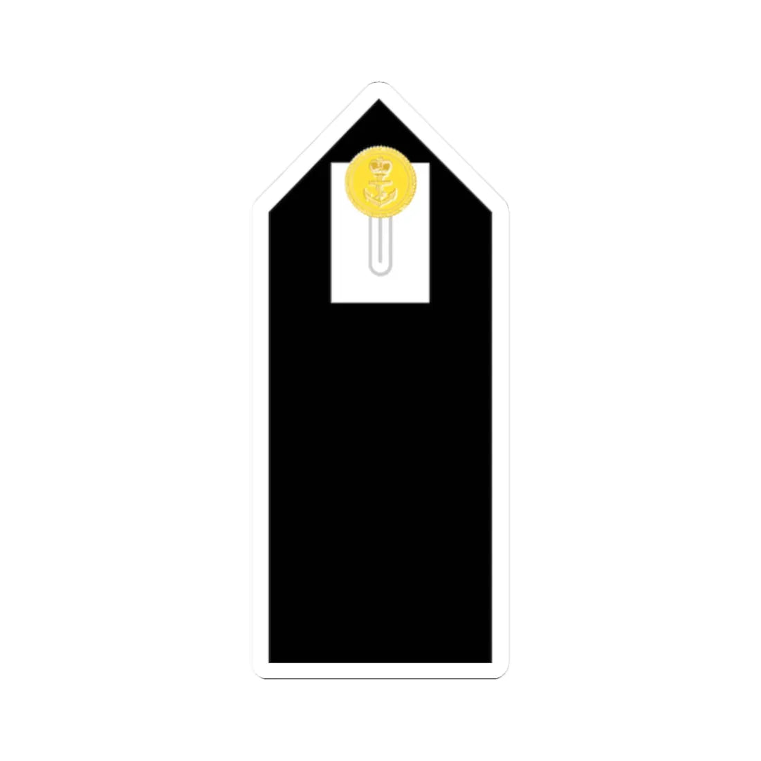 Malaysia Navy OF 2D (Malaysia) (Military Rank) STICKER Vinyl Kiss-Cut Decal 2 Inch White - The Sticker Space