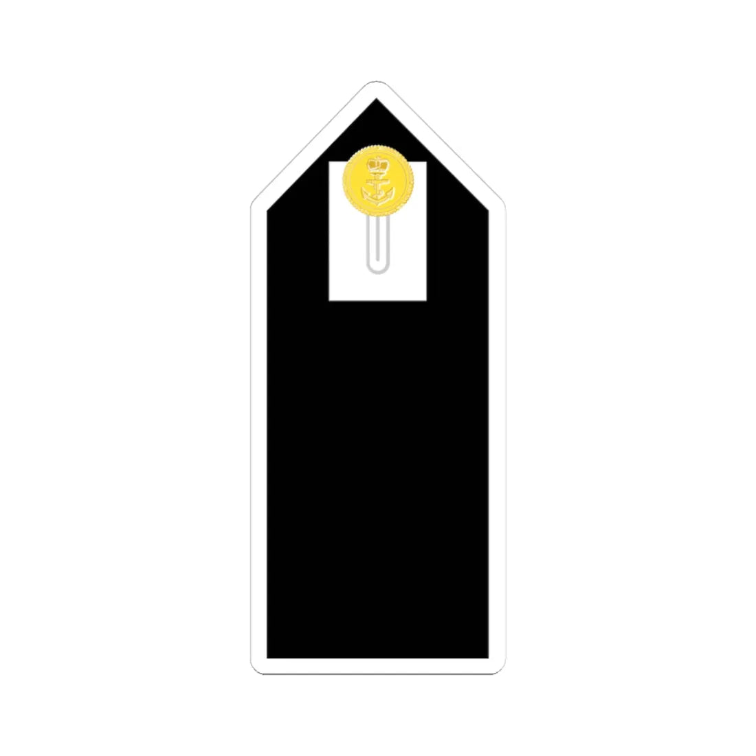 Malaysia Navy OF 2D (Malaysia) (Military Rank) STICKER Vinyl Kiss-Cut Decal 3 Inch White - The Sticker Space