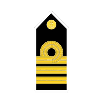 Malaysia Navy OF 4 (Malaysia) (Military Rank) STICKER Vinyl Kiss-Cut Decal 3 Inch White - The Sticker Space
